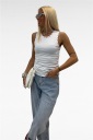 canotta con dettagli argento silver